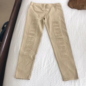 Umgee distressed leggings/leggings